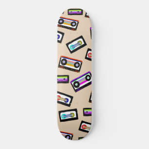 Skateboard Cassettes à cassettes rétro-rainbow #1 #wall #art