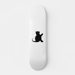 Skateboard Cat dit bonjour