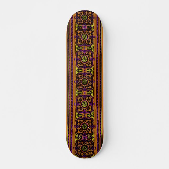 Skateboard Cathédrale allemande Vitraux vitrés Graphisme (Devant)
