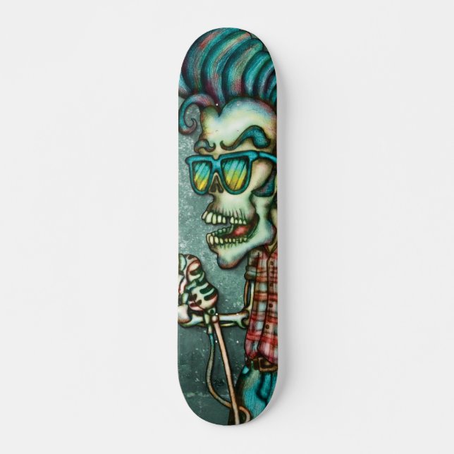 Skateboard Caveira Elvis (Devant)