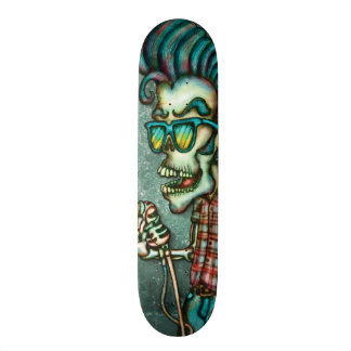 Skateboard Caveira Elvis