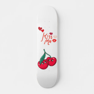 Skateboard Cerises amusantes en amour