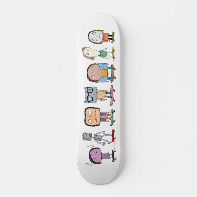 Skateboard Chacun fait de la planche à roulettes (Devant)