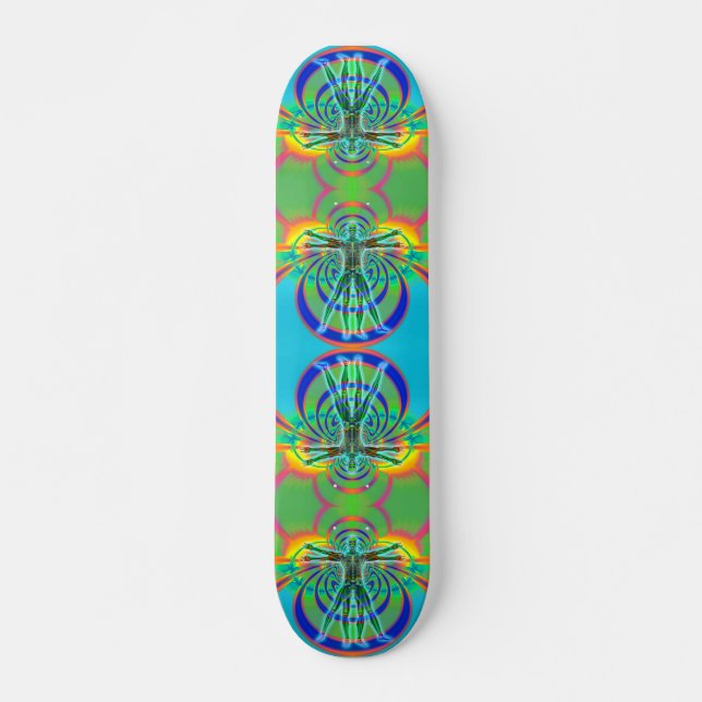 Skateboard Chakra sonne la planche à roulettes (Devant)