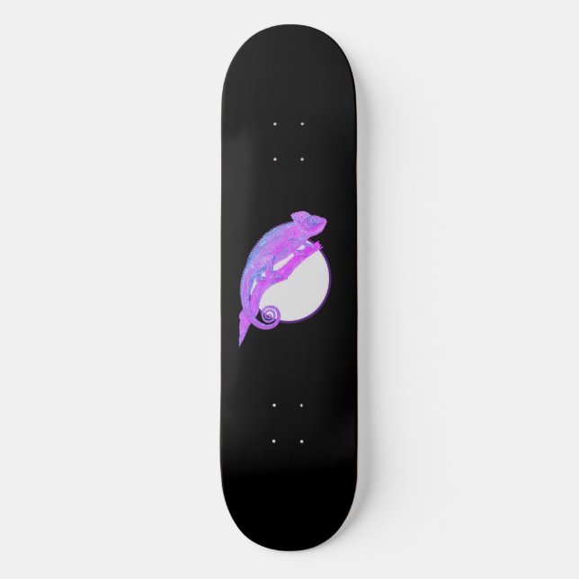 Skateboard Chameleon pourpre (Recto)