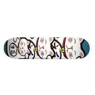 Skateboard chanceux-chats