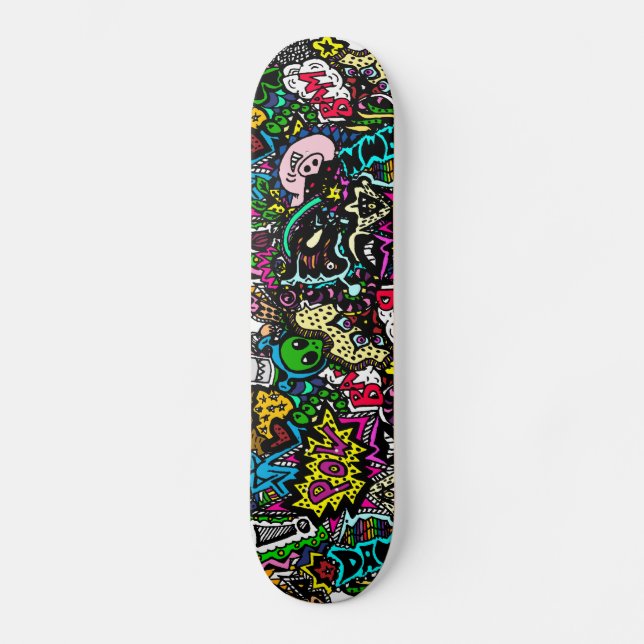 Skateboard Chaos dans le conseil de couleur (Recto)
