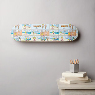 Skateboard Charlie Brown & Glace Sally À La Plage