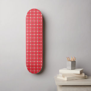 Skateboard Charme des Fêtes de Noël Motif 02 -