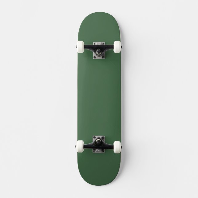 Skateboard Chasseur solide vert (Recto)