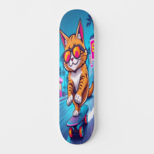 Skateboard Chat cool sur roues Edition 3