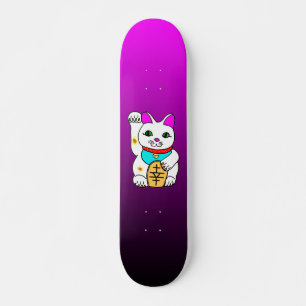 Skateboard Chat Maneki Neko Rave Mignon