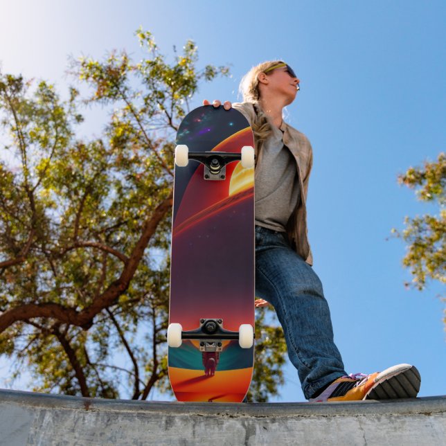 Skateboard Chats abstraits (Extérieur 1)