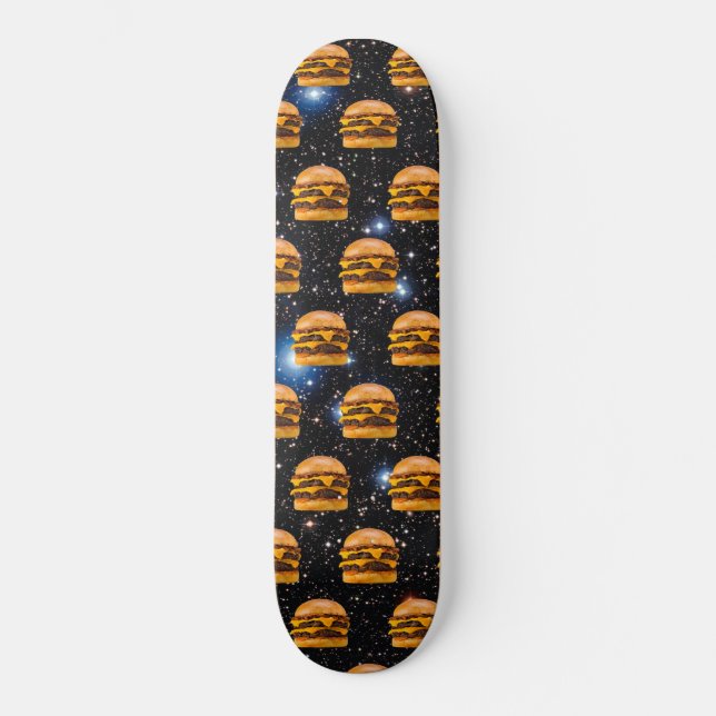 Skateboard Cheeseburger dans l'espace (Recto)