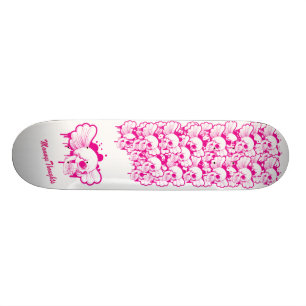 Skateboard Chef rose d'Emo des planches à roulettes de fille