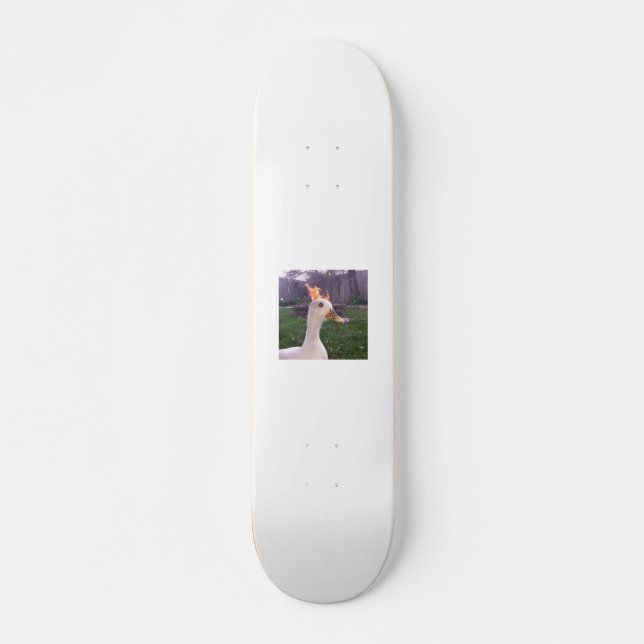 Skateboard Cheminée d'oie Patinage, 7¾ po (Devant)