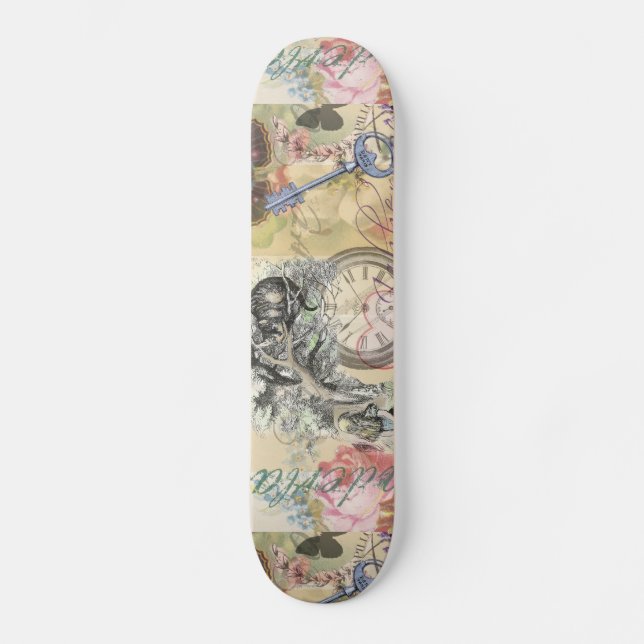 Skateboard Cheshire Chat Alice Wonderland Classic (Recto)