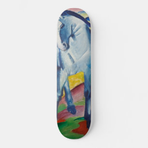 Skateboard Cheval bleu (animal mignon) (par Marc Franz)