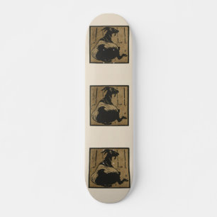 Skateboard Chèvre - Animaux Carrés Illustration