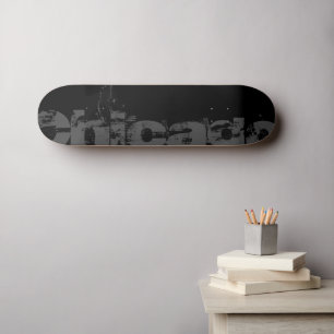 Skateboard Chicago — Urban Style - City Name Skate