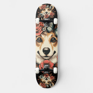 Skateboard Chien de Corgi