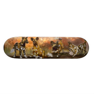 Skateboard Chiots peints en Afrique