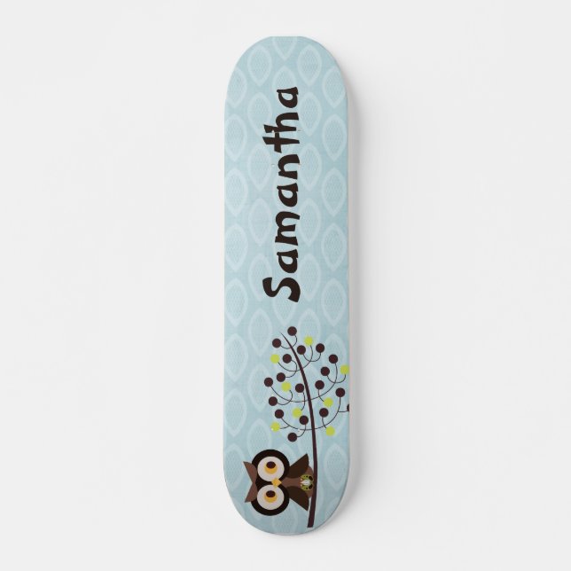 Skateboard Chouette forestière Woodland Hoot Old School Skate (Devant)