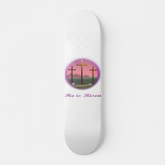 Skateboard Christ ressuscité (Devant)