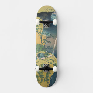Skateboard Chutes d'Amida d'Hokusai Japon Cascade