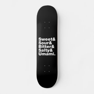Skateboard Cinq saveurs de base
