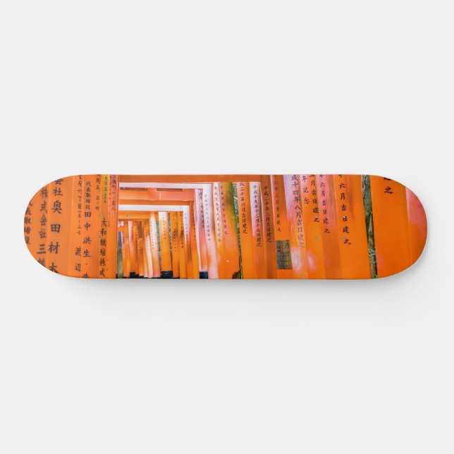 Skateboard Cinquante nuances d'orange - Senbon Torii, Kyoto (Horz)