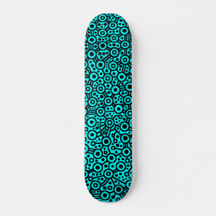 Skateboard Circuit Alien III - Noir sur Cyan