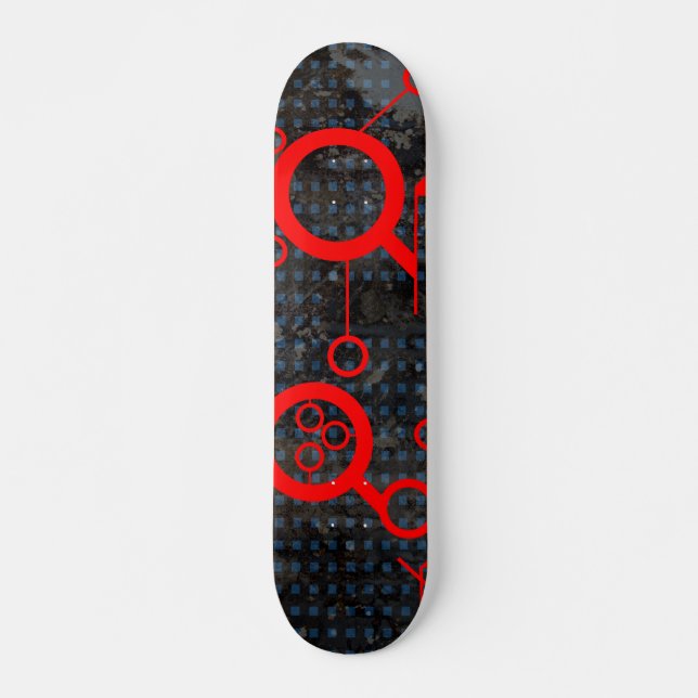 Skateboard Circuit rouge (Devant)