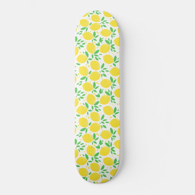 Skateboard Citrons jaunes frais 2 (Recto)