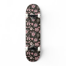 Citrouille rose et noire, motif toile d'araignée e