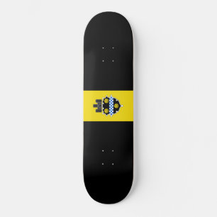 Skateboard City Flag of Pittsburgh (Pennsylvania)