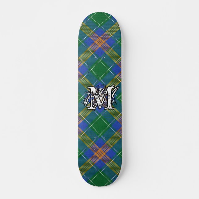 Skateboard Clan irlandais Tartan extrême MacAuliffe McAuliffe (Devant)