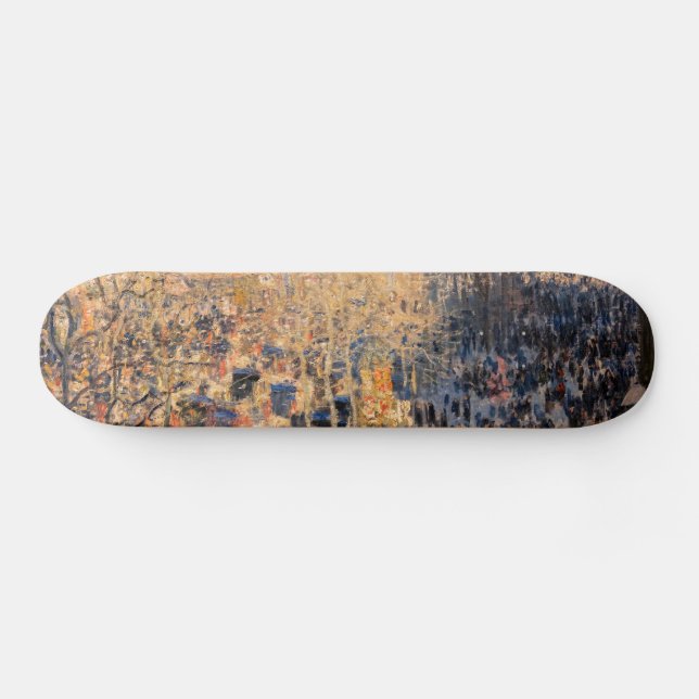 Skateboard Claude Monet - Boulevard des Capucines à Paris (Horz)