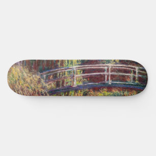Skateboard Claude Monet - Eau Lily étang, Harmonie rose
