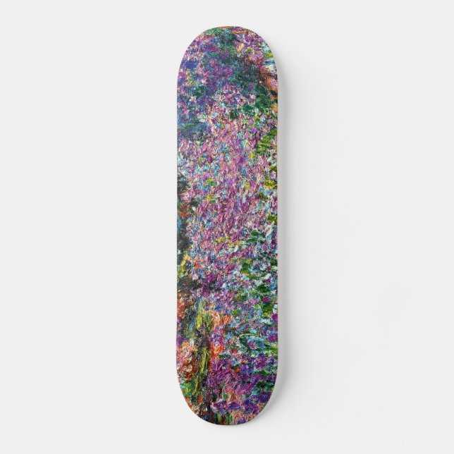 Skateboard Claude Monet : Iris dans le jardin de Monet (Recto)