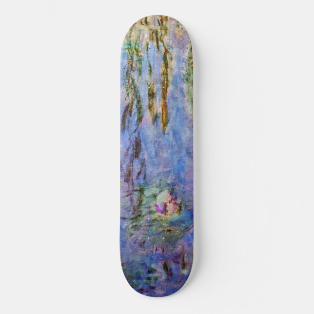 Skateboard Claude Monet - Lys d'eau (Recto)