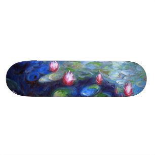 Skateboard Claude Monet : Nénuphars 2