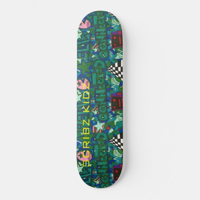 SKATEBOARD CLAVIER SCRIBZ KIDZ / JMT (Recto)