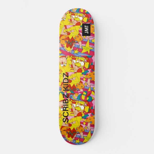 SKATEBOARD CLAVIER SCRIBZ KIDZ / JMT (Recto)