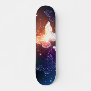Skateboard Clowing Night Butterflies