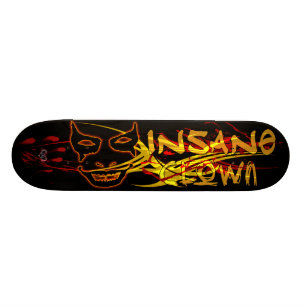 Skateboard Clown aliéné - planche à roulettes faite sur