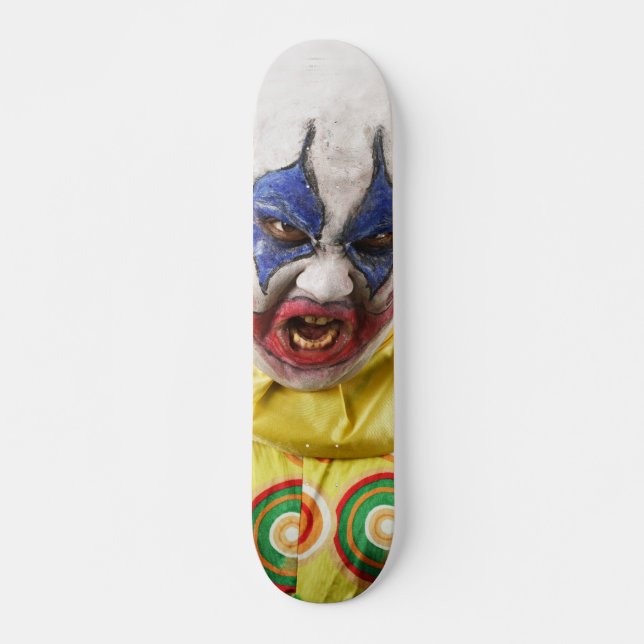 Skateboard clown mauvais (Devant)