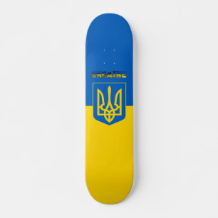 Skateboard Coat des bras de Ukrainian
