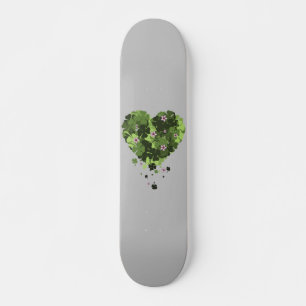 Skateboard Cœur de trèfle de la Saint-Patrick