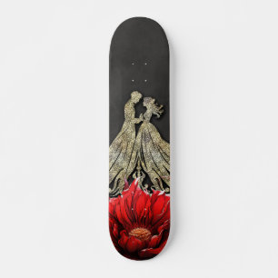 Skateboard Coeur majestueux, romance gothique